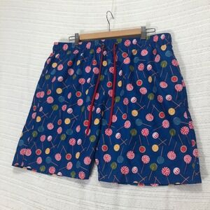 U.S.‎ Surf Club Novelty Swim Trunks Candy Print Drawstring Shorts Size XL